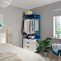 Etajeră Ikea Platsa White-Blue / MDF photo 4