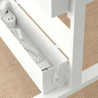 Стеллаж с коробками Ikea Mittzon 205 x 85 x 50см cm / Металл / White photo 3