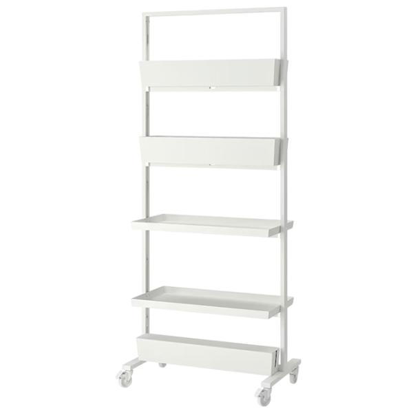 Стеллаж с коробками Ikea Mittzon 205 x 85 x 50см cm / Металл / White photo 1