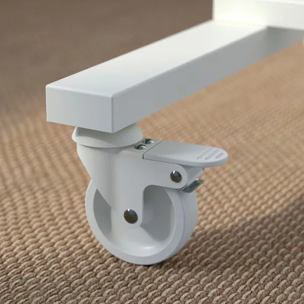 Стеллаж с коробками Ikea Mittzon 205 x 85 x 50см cm / Металл / White photo 2