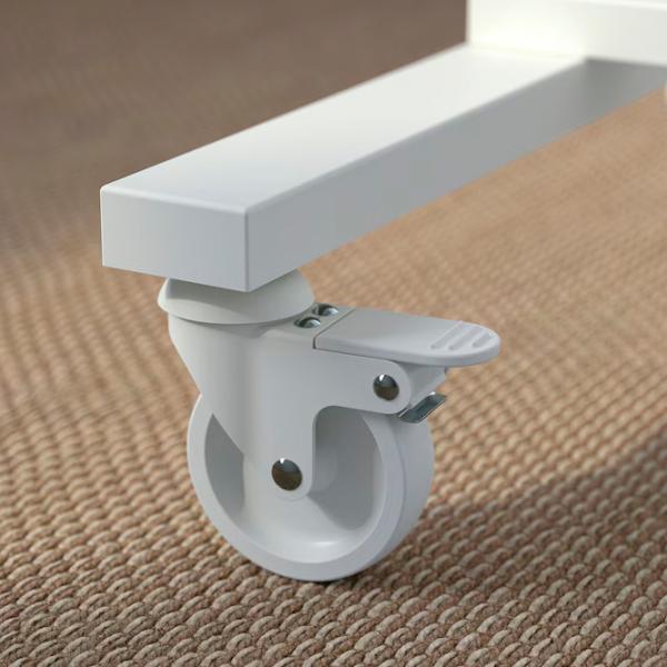 Стеллаж с коробками Ikea Mittzon 205 x 85 x 50см cm / Металл / White photo 2