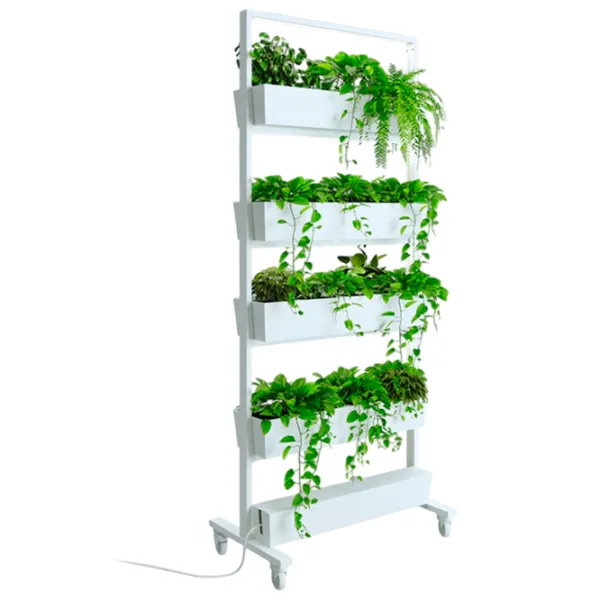 Стеллаж с коробками Ikea Mittzon 205 x 85 x 50см cm / Металл / White photo 4