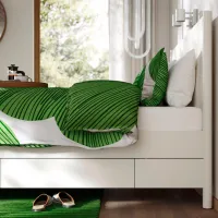 Кровать Ikea Tonstad/Luroy 4 160 x 200 см / Массив / Белый photo 4