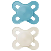 Соска ортодонтическая MAM Mat Original Start Для мальчиков / 0 месяцев - 2 месяцев / Силикон / Синий