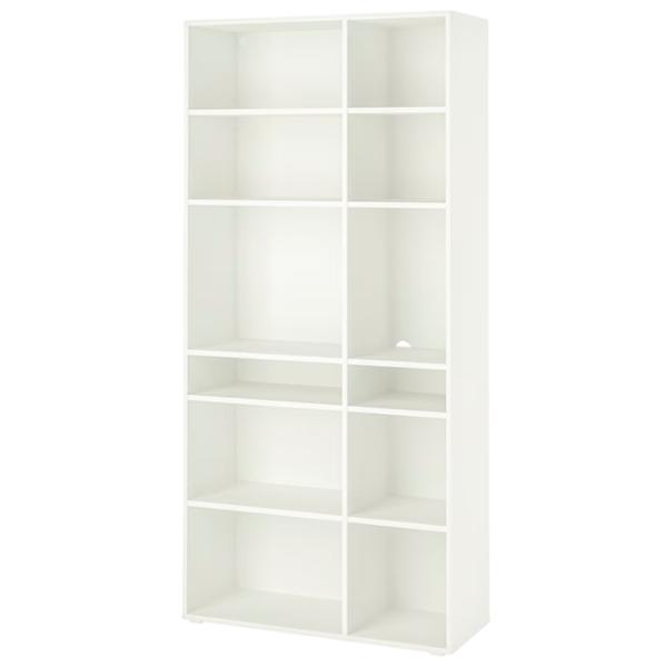 Стеллаж Ikea Vihals 200 x 95 x 37см cm / ЛДСП / White photo 1