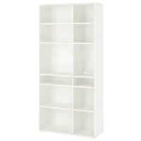 Стеллаж Ikea Vihals 200 x 95 x 37см cm / ЛДСП / White