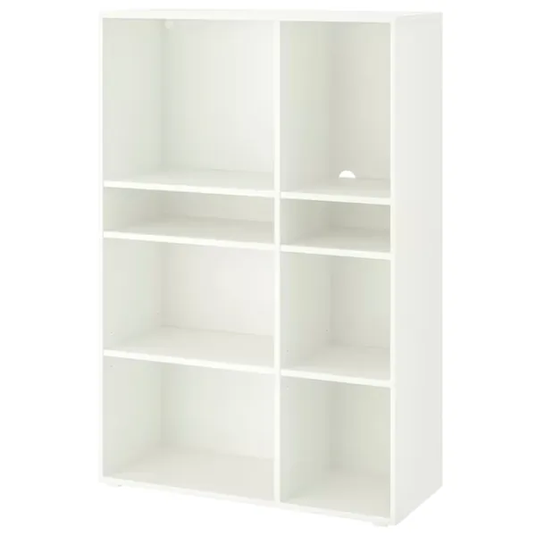 Стеллаж Ikea Vihals 140 x 95 x 37см cm / ЛДСП / White photo 1