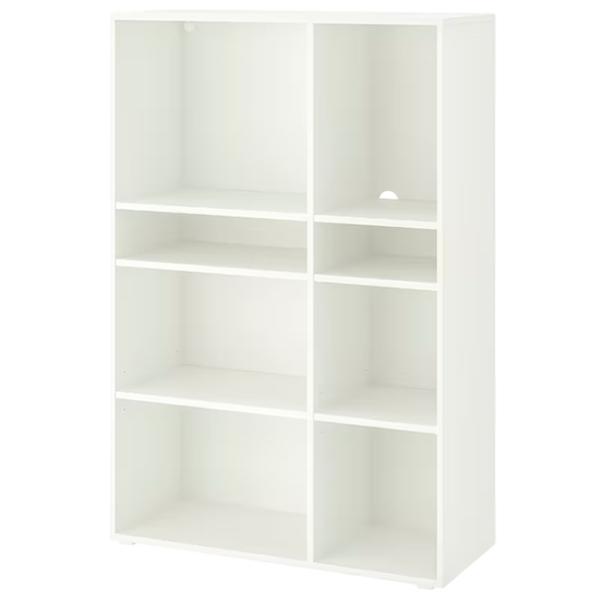 Стеллаж Ikea Vihals 140 x 95 x 37см cm / ЛДСП / White photo 1