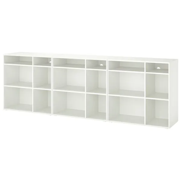 Стеллаж Ikea Vihals 90 x 286 x 37см cm / ЛДСП / White photo 1