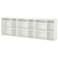Стеллаж Ikea Vihals 90 x 286 x 37см cm / ЛДСП / White