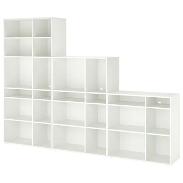 Стеллаж Ikea Vihals 200 x 286 x 37см cm / ЛДСП / White photo 1