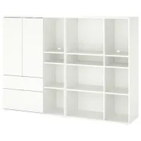 Стеллаж Ikea Vihals 140 x 200 x 37см cm / ЛДСП / White