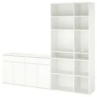 Стеллаж Ikea Vihals 200 x 235 x 37см cm / ЛДСП / White