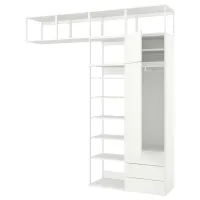 Стеллаж Ikea Platsa/Fonnes Белый / МДФ