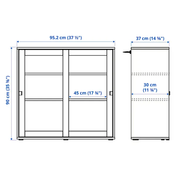 Стеллаж Ikea Vihals 200 x 190 x 37см cm / ЛДСП / White photo 6