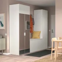 Etajeră Ikea Platsa White / MDF photo 3