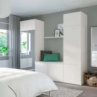 Etajeră Ikea Platsa White / MDF photo 4