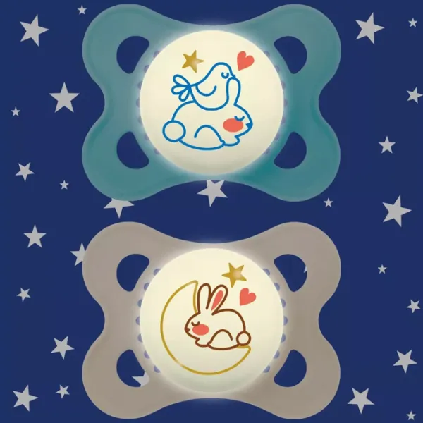 Suzetă cu tetina ortodontică MAM Planet Love Original Night Pentru băieți / 2 luni - 6 luni / Silicon / Blue photo 3 Suzetă cu tetina ortodontică MAM Planet Love Original Night Pentru băieți / 2 luni - 6 luni / Silicon / Blue photo 3