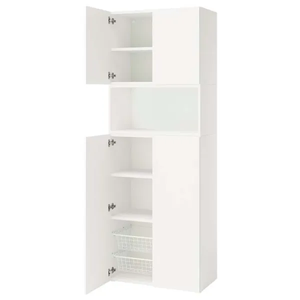 Стеллаж Ikea Platsa/Fonnes Белый / Cталь photo 1 Стеллаж Ikea Platsa/Fonnes Белый / Cталь photo 1