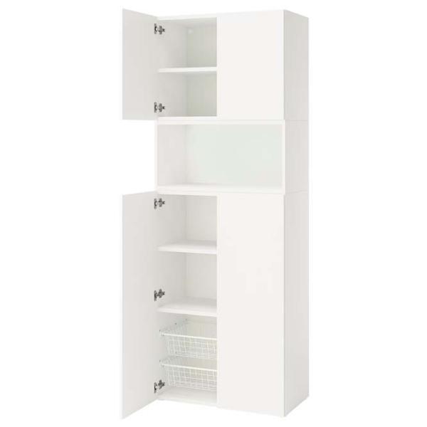Стеллаж Ikea Platsa/Fonnes Белый / Cталь photo 1 Стеллаж Ikea Platsa/Fonnes Белый / Cталь photo 1