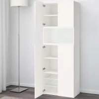 Стеллаж Ikea Platsa/Fonnes Белый / Cталь photo 4