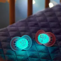 Suzetă cu tetina ortodontică MAM Planet Love Original Night Pentru băieți / 16 luni - 36 luni / Silicon / Blue photo 4