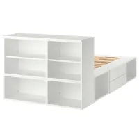 Кровать Ikea Platsa 2 140 x 200 см / ЛДСП / Белый photo 2
