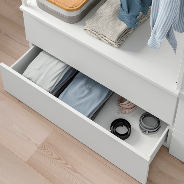 Кровать Ikea Platsa 4 140 x 200 см / Массив / Белый photo 3