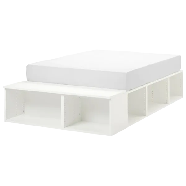 Кровать Ikea Platsa 140 x 200 см / Массив / Белый photo 1
