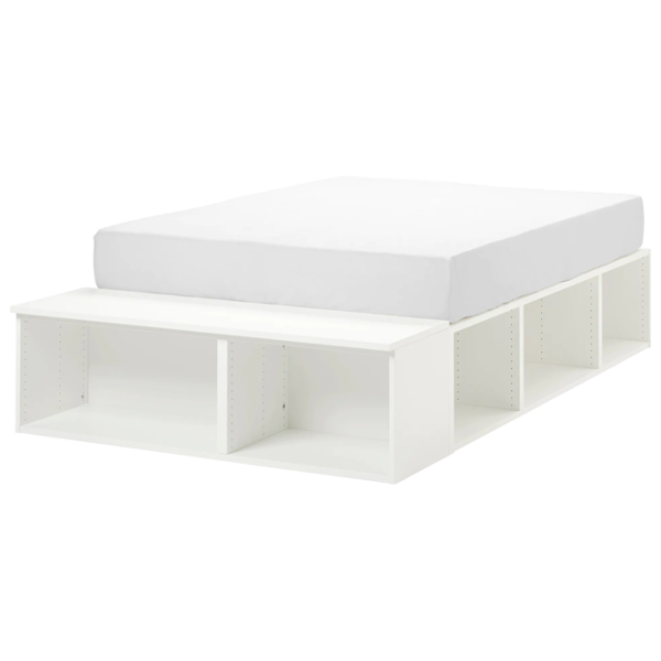 Кровать Ikea Platsa 140 x 200 см / Массив / Белый photo 1