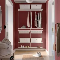 Стеллаж Ikea Boaxel Белый / ДСП photo 2