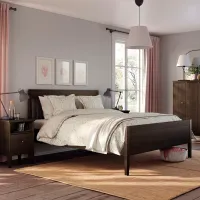 Кровать Ikea Idanas Luroy 160 x 200 см / Шпон / Коричневый photo 4