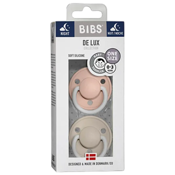 Suzetă cu tetina rotundă Bibs De lux 150216  Pentru fetițe / 0 luni - 36 luni / Silicon / Vanilla photo 3 Suzetă cu tetina rotundă Bibs De lux 150216  Pentru fetițe / 0 luni - 36 luni / Silicon / Vanilla photo 3