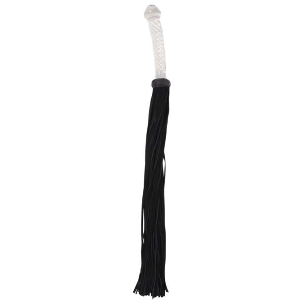Плётка Bad Kitty Leather Flogger Glass Черный photo 2 Плётка Bad Kitty Leather Flogger Glass Черный photo 2