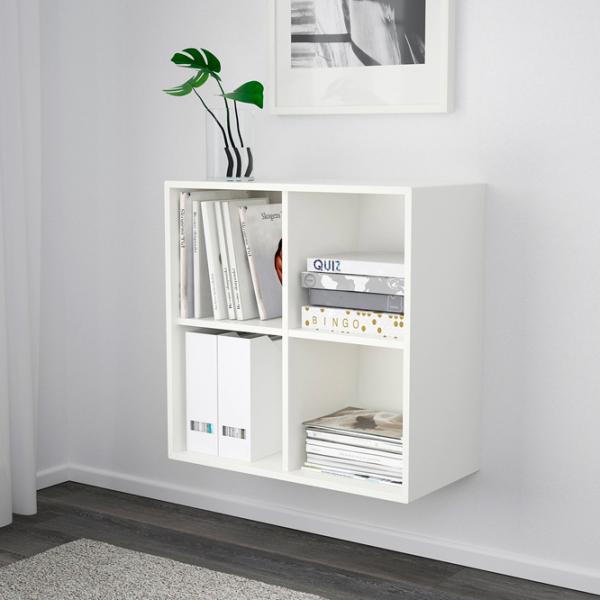 Стеллаж Ikea Eket 70 x 70 x 35см cm / ЛДСП / White photo 2