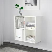Стеллаж Ikea Eket 70 x 70 x 35см cm / ЛДСП / White photo 2