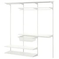 Стеллаж Ikea Boaxel Белый / ДСП 