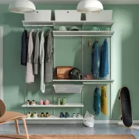 Стеллаж Ikea Boaxel Белый / ДСП photo 2