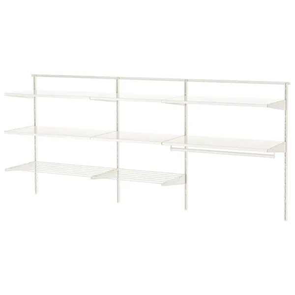 Стеллаж Ikea Boaxel Белый / Cталь photo 1 Стеллаж Ikea Boaxel Белый / Cталь photo 1