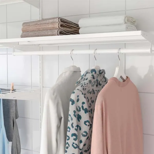 Стеллаж Ikea Boaxel Белый / Cталь photo 4 Стеллаж Ikea Boaxel Белый / Cталь photo 4