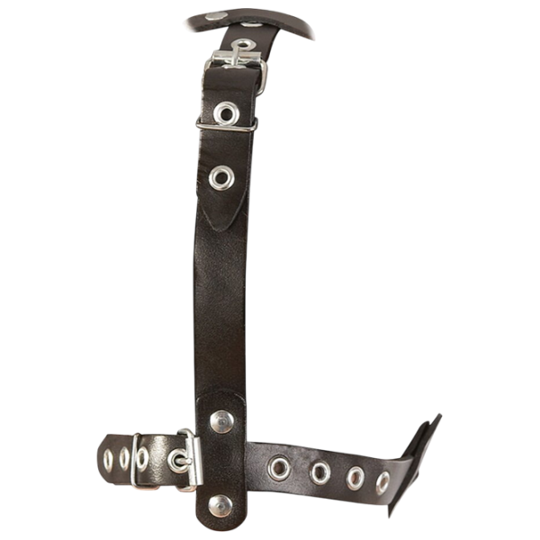 Кляп Zado Leather Head Harness with Dildo Черный photo 5 Кляп Zado Leather Head Harness with Dildo Черный photo 5