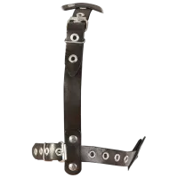 Gag Zado Leather Head Harness with Dildo Black photo 5