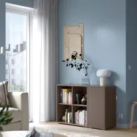Стеллаж Ikea Eket 72 x 105 x 35см cm / ЛДСП / Темно-серый photo 3