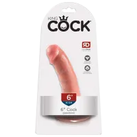 Dildo King Cock Flesh (17 cm) / Skin color light photo 5