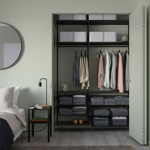 Etajeră Ikea Boaxel Anthracite / Oțel photo 2