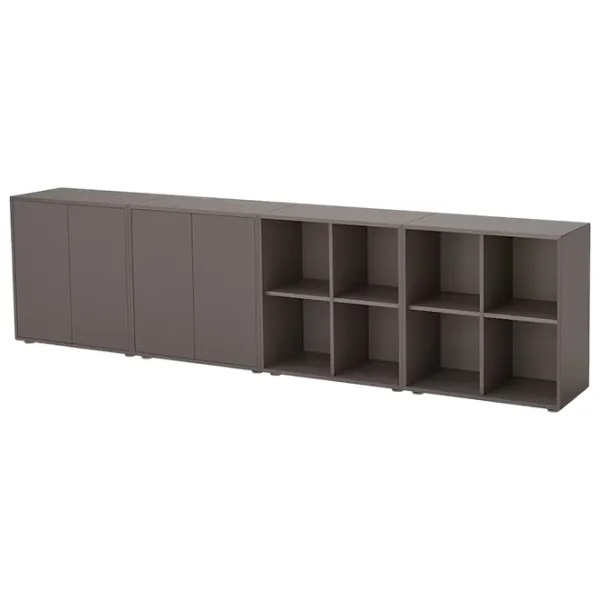 Стеллаж Ikea Eket 72 x 280 x 35см cm / ЛДСП / Темно-серый photo 1