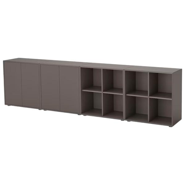 Стеллаж Ikea Eket 72 x 280 x 35см cm / ЛДСП / Темно-серый photo 1