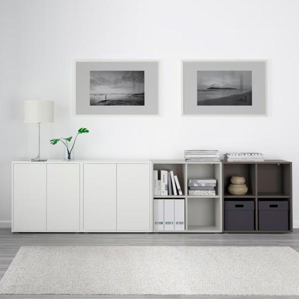 Стеллаж Ikea Eket 72 x 280 x 35см cm / ЛДСП / Темно-серый photo 4