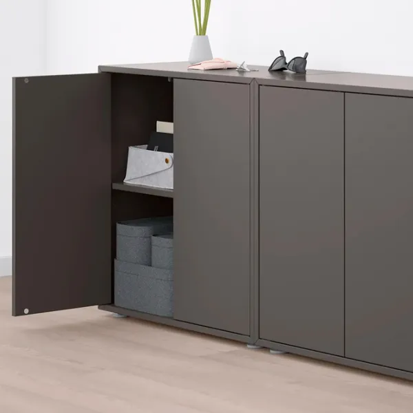 Стеллаж Ikea Eket 72 x 280 x 35см cm / ЛДСП / Темно-серый photo 5