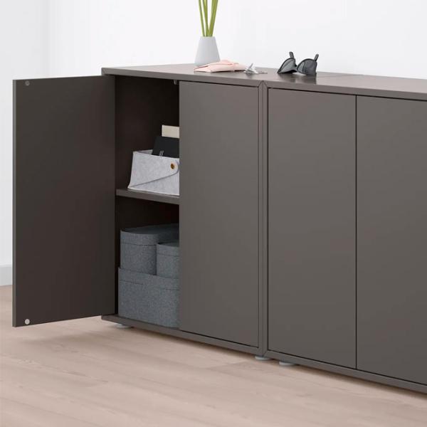 Стеллаж Ikea Eket 72 x 280 x 35см cm / ЛДСП / Темно-серый photo 5